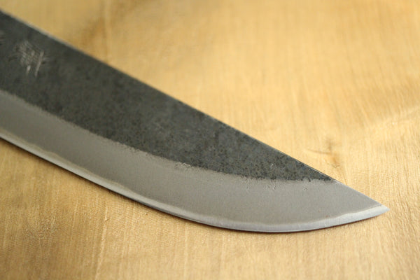 ibuki Feststehende Klinge, individuelles Messerbauset für Anfänger, handgeschmiedet, blauer Nr. 2-Stahl, 110 mm Y