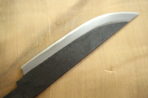 ibuki Fixed blade Custom knife making kit for beginners Hand forged Blue #2 steel 110mm Y