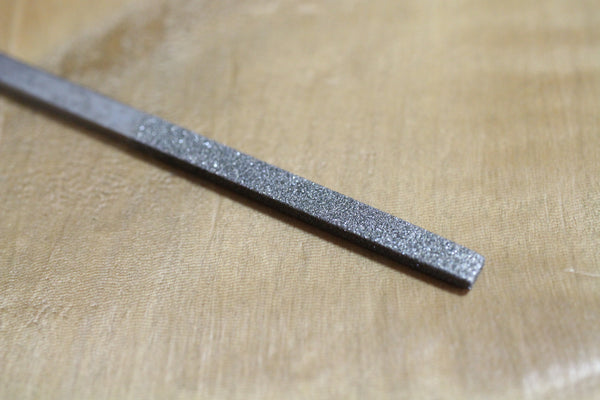 Archivo japonés de diamante plano # 120 fabricación de cuchillos personalizados de precisión