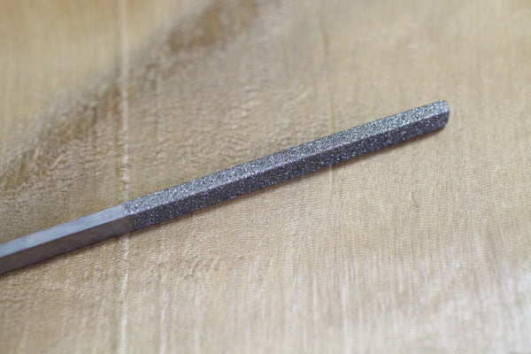 Archivo japonés de diamante plano # 120 fabricación de cuchillos personalizados de precisión
