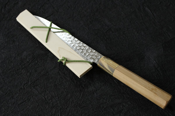 Mein Ibuki-Messerklingenkantenschutz aus Magnolienholz