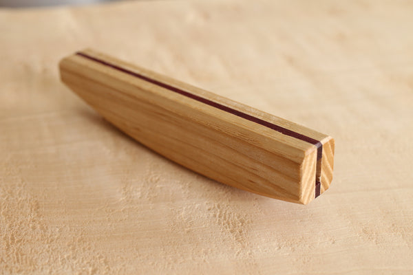ibuki Sanmai Wa Handle blank Japanese Tamo Ash octagon wood roundish 130mm WM