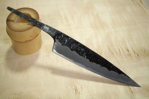 Kisuke Manaka lame vierge Acier bleu #2 Couteau artisanal forgé kasumi martelé Classic 135mm