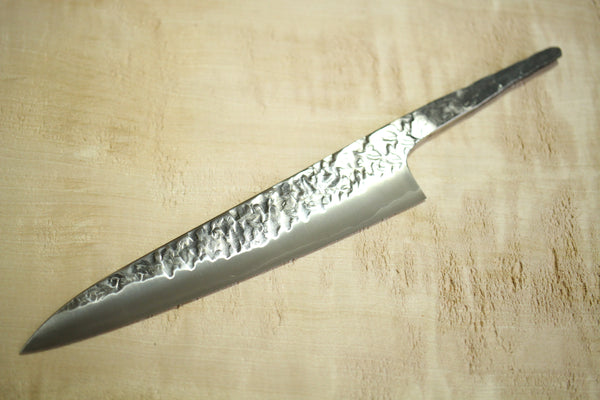 Kisuke Manaka Håndsmedet ATS-34 beklædt rustfri hamret polish Petty kniv blank 150mm
