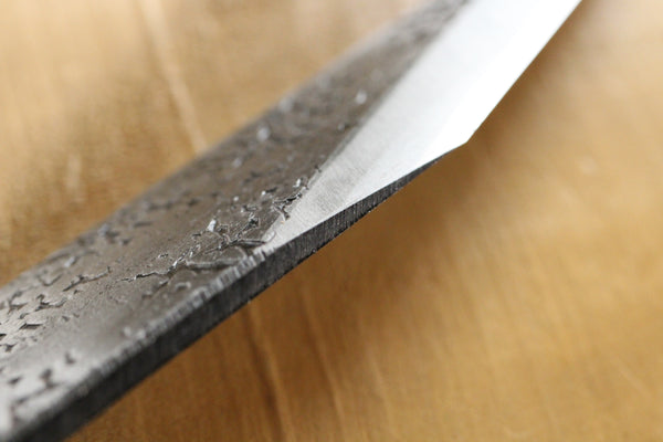 Ibuki Kiridashi Messer Japanisches Kogatana Holzbearbeitung gehämmert weißer #2 Stahl BW21mm