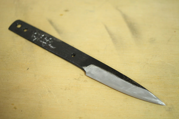 Shokei blank blade Kurouchi white 2 steel Hanmaru full tang Knife 105mm
