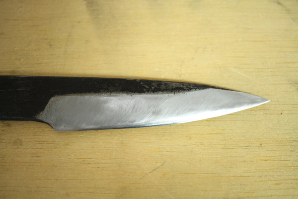 Shokei leere Klinge Kurouchi weiß 2 Stahl Hanmaru Full Tang Messer 105 mm