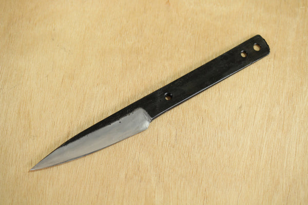 Shokei Blankoklinge Custom Messerherstellung Kurouchi weiß 2 Stahl Full Tang Messer 78mm
