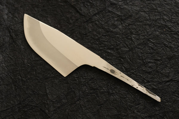 Kurotori Ginsan forjado a mano Acabado espejo Cuchillo Hunting Blade blank 90 mm