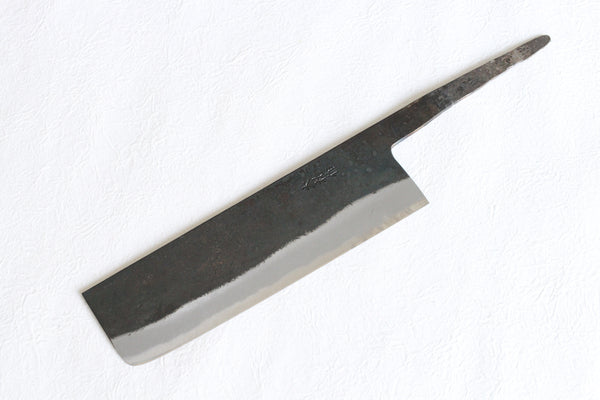 Daisuke Nishida blank blade Custom knife Making hand forged white 1 steel Kurouchi Nakiri 170mm