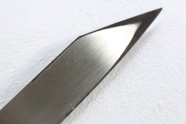 Kiridashi Couteau épaisseur lame kogatana grain bois Takao Shibano blanc-2 acier 56mm
