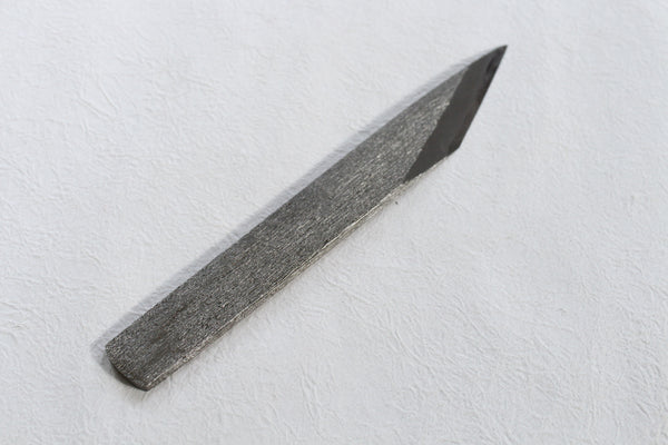 Kiridashi Messerstärke Klinge Kogatana Holzmaserung Takao Shibano Weiß-2 Stahl 56 mm