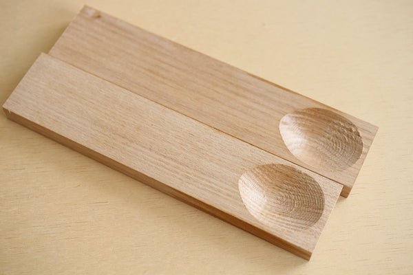 ibuki craft wood carving spoon making kit with Japanese kiridashi knife