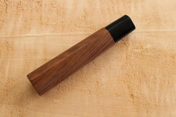 Japansk traditionelle D form valnød træ håndtag blank 145mm L
