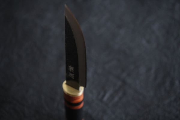Kosuke Muneishi forgé à la main bleu #2 acier yosegi personnalisé couteau de chasse 110mm