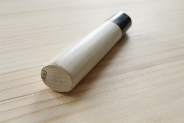Magnolia japonesa tradicional en forma de D mango de madera en blanco herramienta de fabricación de cuchillos personalizados 132 mm