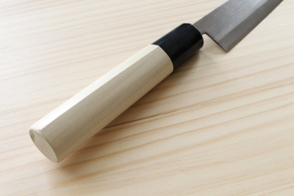 Japansk Magnolia traditionel D form træ håndtag blank brugerdefineret kniv lave værktøj 132mm
