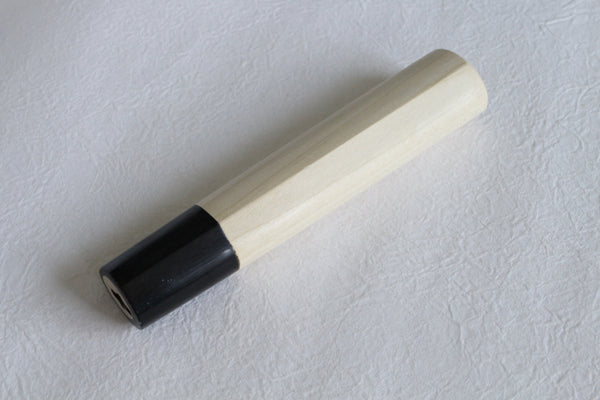 Magnolia japonais traditionnel en forme de D manche en bois vierge outil de fabrication de couteaux personnalisés 132mm