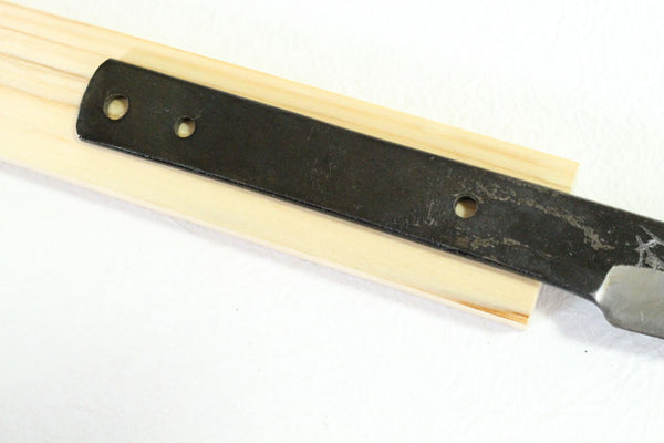 Shokei blank blade Custom knife Making Kurouchi white 2 steel full tang knife 78mm