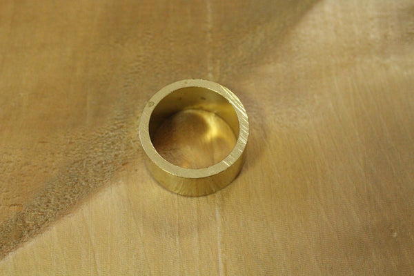Couteau à anneau en laiton Protecteur de traversin outil de bricolage D 22 mm x H 10 mm