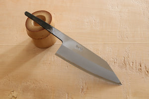 Kosuke Muneishi Håndsmedet blad Blå #2 stål Poleret Kiritsuke Tanto kniv 120mm