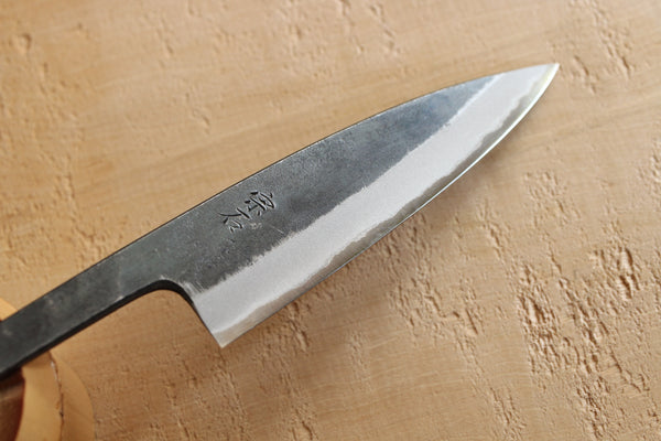 Kosuke Muneishi Håndsmedet blad Blå #2 stål Kurouchi Petty kniv 120mm