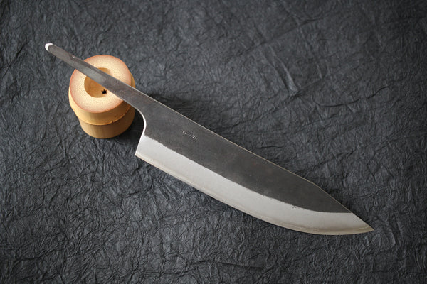 Kosuke Muneishi Shin classic chef knife Hand forged blank blade Blue #2 steel clad stainless 200mm