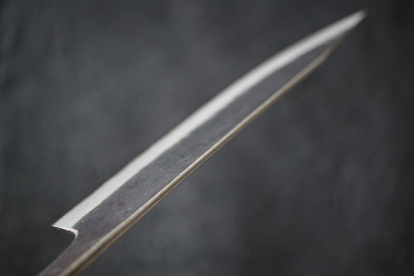 Kosuke Muneishi Shin couteau de chef classique Lame vierge forgée à la main Bleu #2 acier revêtu d’acier inoxydable 200mm