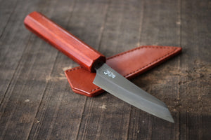 Ibuki Custom Ginsan handgeschmiedet Hochglanzpoliertes Jagdmesser mit fester Klinge, Rohling 90 mm