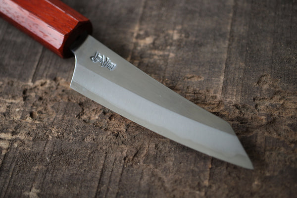 Ibuki personnalisé Ginsan forgé à la main Miroir finition Lame Fixe couteau de Chasse blanc 90mm