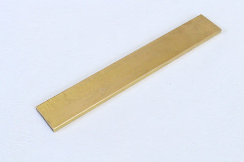 Messing flad bar plade kniv værktøj 20 x 3 x 0,5 cm