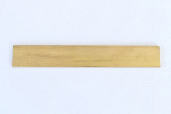 Flachstahlplattenmesser-Herstellungswerkzeug aus Messing, 20 x 3 x 0,5 cm