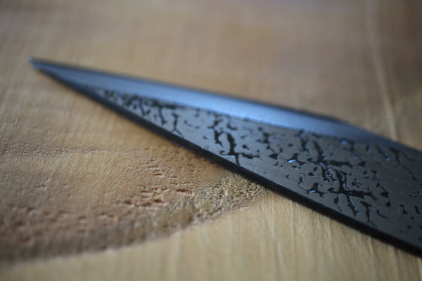 Ibuki Kiridashi Pfropfmesser, japanisches Kogatana, Holzbearbeitung, gehämmert, blauer #2-Stahl, BW24 mm