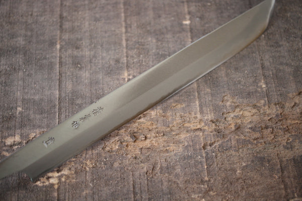 ibuki tanzo hoja en blanco forjado azul #1 acero Sakimaru Takobiki cuchillo sashimi 215mm