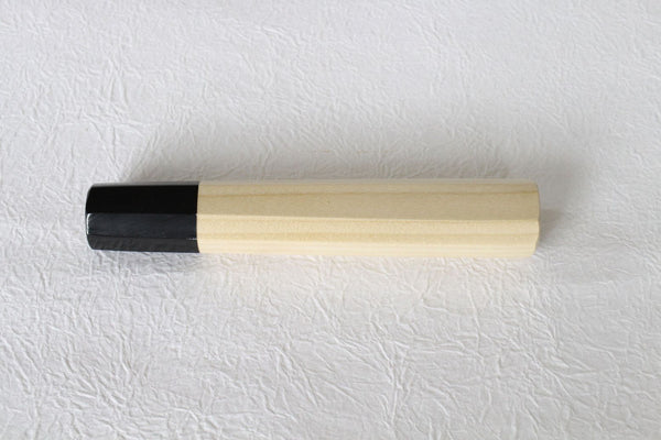 Magnolia japonesa tradicional octágono mango de madera en blanco personalizado cuchillo que hace la herramienta S 134mm