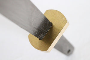 Ibuki Brass Bolster brugerdefineret knivfremstillingsværktøj DIY dele 2114R tykkelse 3 mm