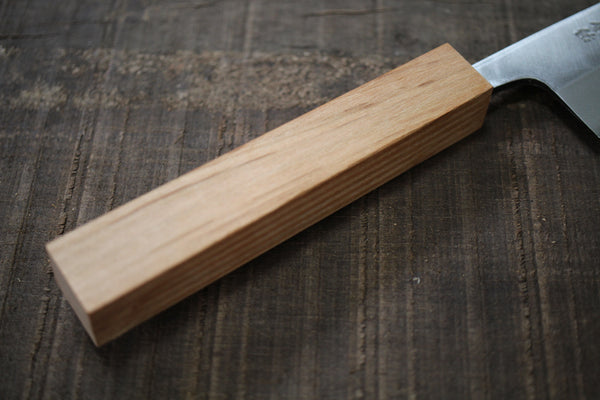 ibuki wa handle custom knife making kit for beginners Blue #2 steel clad stainless Gyuto knife 185mm