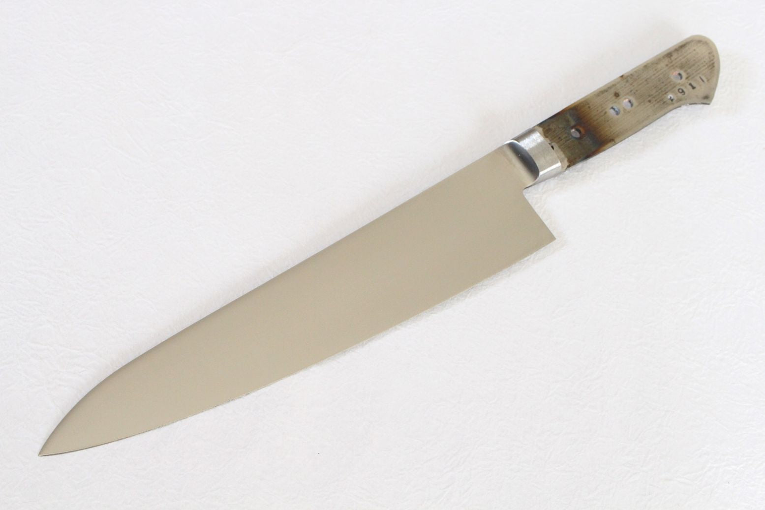 Ibuki AUS-8 acero Hoja en blanco de cocina Gyuto Chef cuchillo 210mm full tang