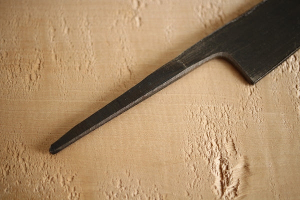 Sin bordes blanco 2 acero ajikiri wa cuchillo pequeño hoja en blanco 105mm de un solo filo GD