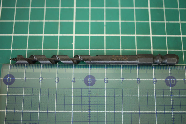 Bohrer aus Hartholz für die Herstellung japanischer Wa-Griffmesser, 6,0 mm