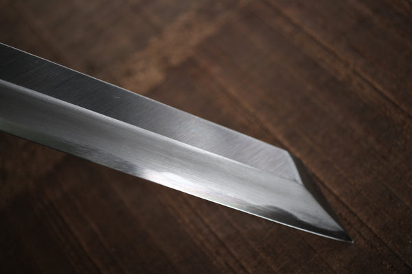 ibuki Sasaoka blank blade hand forged blue #2 steel Kiritsuke Kengata Sashimi knife 270mm
