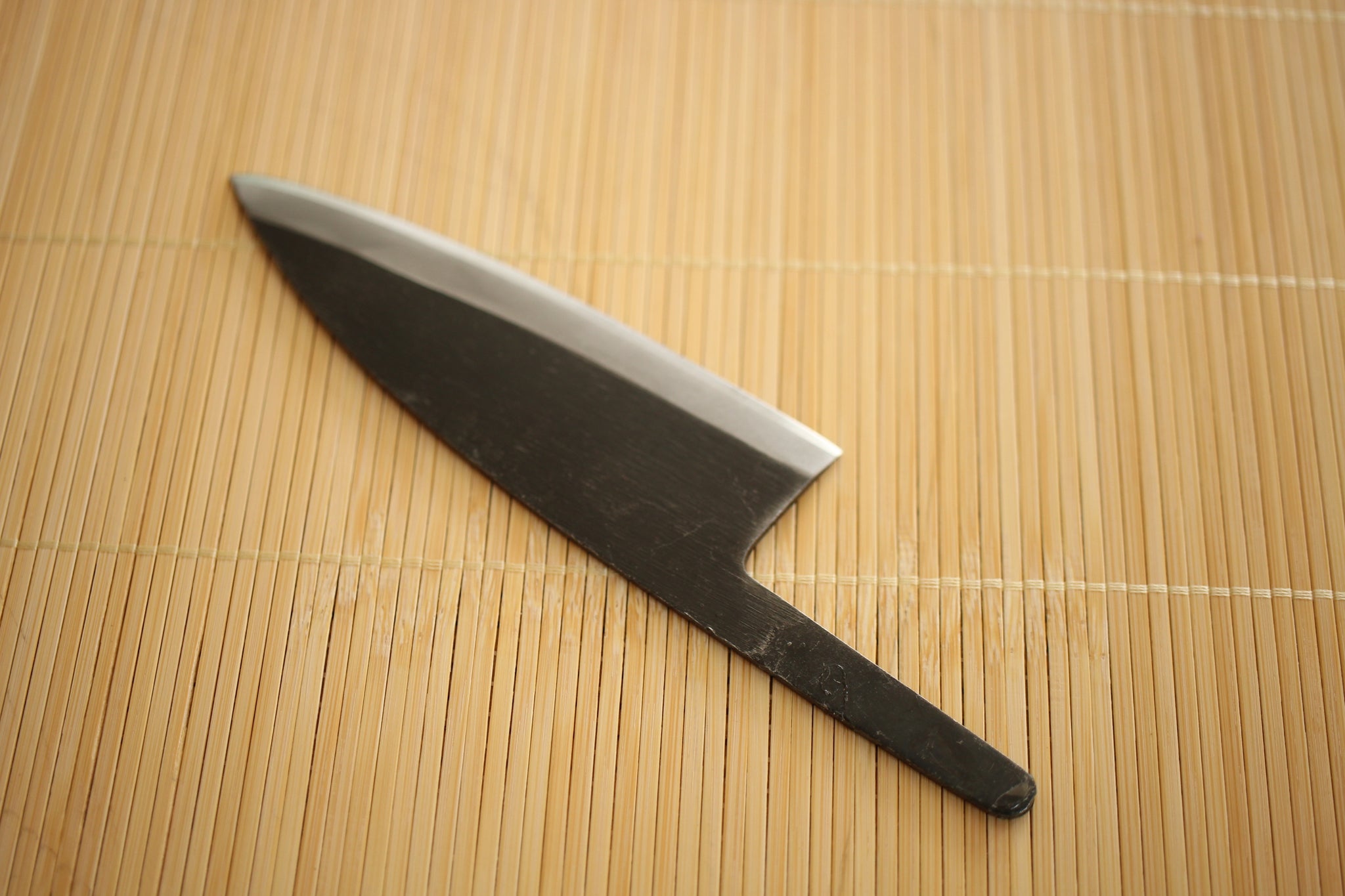 Ibuki Rechtshänder-Deba-Messer, weiße Kurouchi-Klinge Nr. 2 aus Stahl, 120 mm