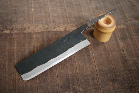Daisuke Nishida blank blad Custom kniv Gør hånd smedet hvid 1 stål Kurouchi Nakiri 170mm