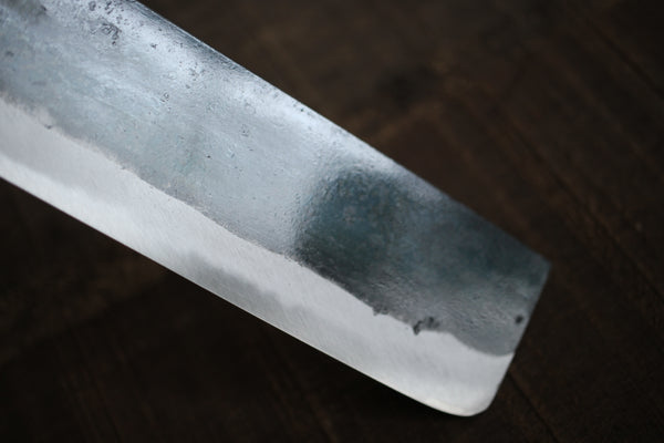 Daisuke Nishida lame vierge Couteau sur mesure Fabrication à la main forgé blanc 1 acier Kurouchi Nakiri 170mm