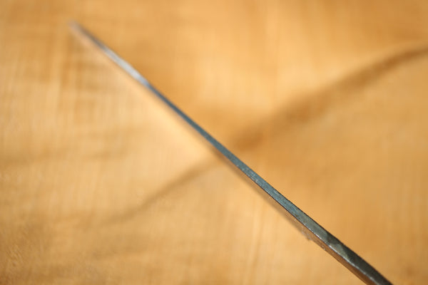 Ibuki Tanzo Blankoklinge aus geschmiedetem weißem #1 Stahl Tsukasa Kurouchi Kleinmesser 110 mm