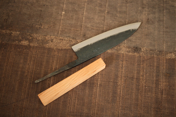 Ibuki Wa-Griff, individuelles Messerherstellungsset für Anfänger, Daisuke Nishida, weißer #1-Stahl, Gyuto, 160 mm