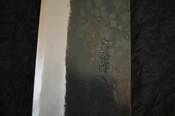 Daisuke Nishida håndsmedet hvid #1 stål blad Funayuki Gyuto 210mm