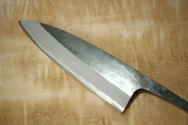 outlet Kosuke Muneishi Hand forged blank blade Blue #2 steel Kurouchi Funayuki Gyuto knife 185mm