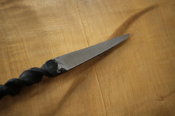 Kiridashi kuri kogatana Takao Shibano træbearbejdning Kniv hvid-2 stål warabi hånd smedet 60mm
