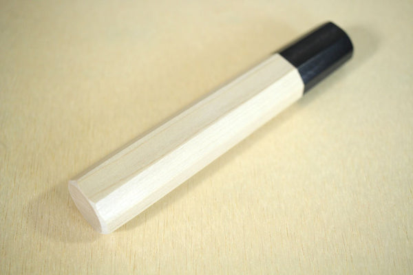Magnolia japonais traditionnel octogone manche en bois vierge outil de fabrication de couteaux personnalisés S 134mm